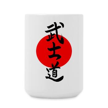 Bushido Kanji - Large Mug 440 ml - white - Front