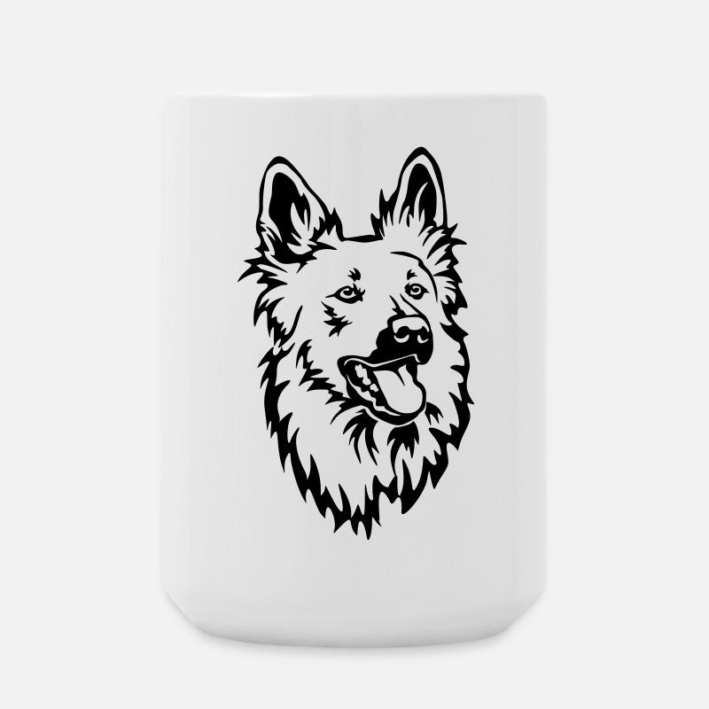 Harzer Fuchs Kopf - Große Tasse 440 ml - Weiß