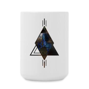 Wonderful fantasy horse - Large Mug 440 ml - white - Front