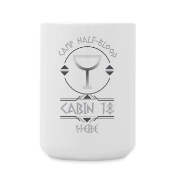Cabin #18 in Camp Half Blood, Child of Hebe - Large Mug 440 ml - white - Front