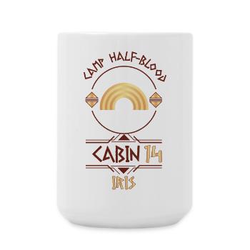 Cabin #14 in Camp Half Blood, Child of Iris - Large Mug 440 ml - white - Front