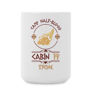 Cabin #19 in Camp Half Blood, Child of Tyche - Large Mug 440 ml - white - Front