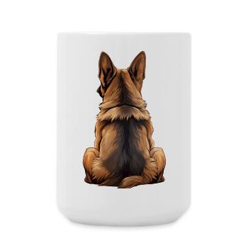 German Shepherd - Large Mug 440 ml - white - Front