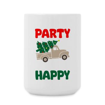 Lets Go Party Soyons Joyeux Noël - Grande tasse 440 ml - blanc - Devant