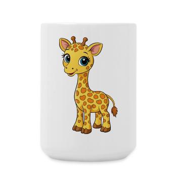 Baby giraffes - Large Mug 440 ml - white - Front