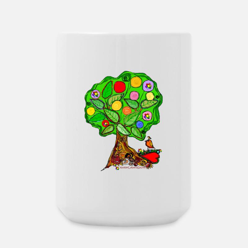 Tree - Large Mug 440 ml - white