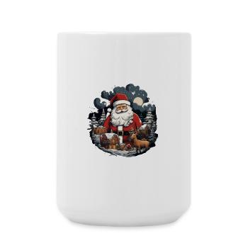 Santa Claus Reindeer - Large Mug 440 ml - white - Front