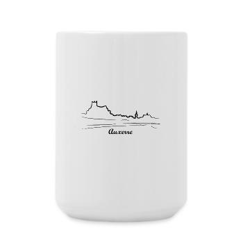 auxerre - Grande tasse 440 ml - blanc - Devant