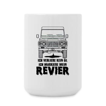 Defender lustig funny Geschenk - Große Tasse 440 ml - Weiß - Vorne