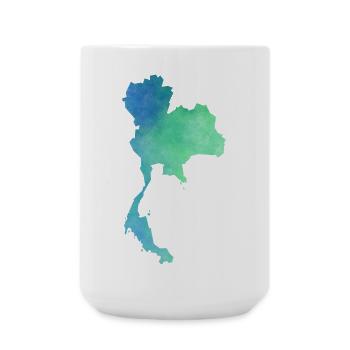 Thailand - Große Tasse 440 ml - Weiß - Vorne