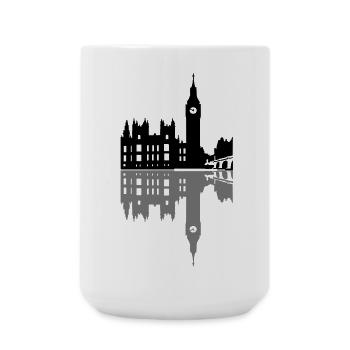 London Big Ben - Große Tasse 440 ml - Weiß - Vorne