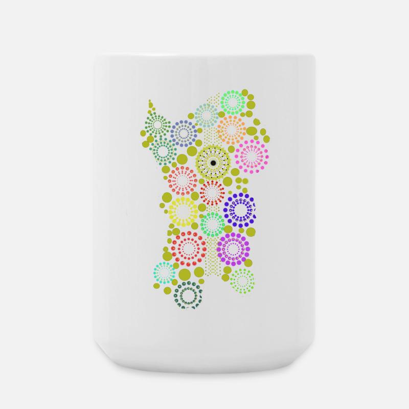 sardinia in color2 - Large Mug 440 ml - white