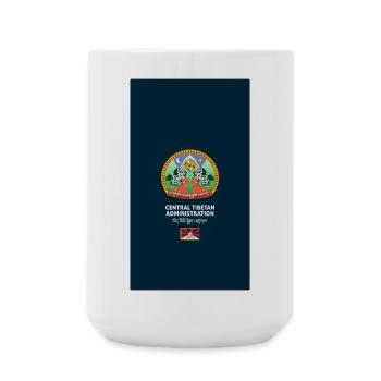 Fall des Tibet-Pass-Telefons - Große Tasse 440 ml - Weiß - Vorne