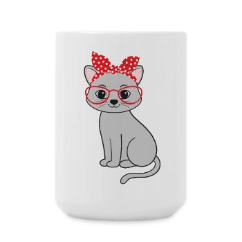 Cat Cats - Large Mug 440 ml - white - Front