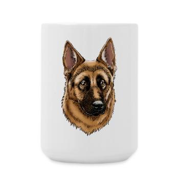 English Shepherd - Large Mug 440 ml - white - Front