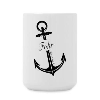 Föhr - Große Tasse 440 ml - Weiß - Vorne