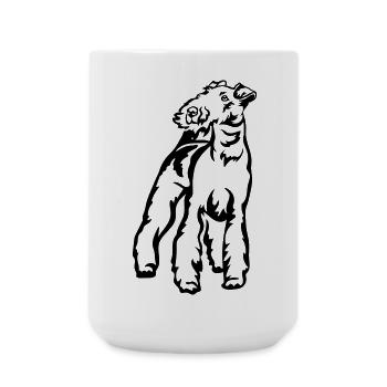Fox terrier - Large Mug 440 ml - white - Front