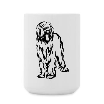 Briard - Large Mug 440 ml - white - Front