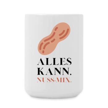 Alles kann Nuss Mix - Große Tasse 440 ml - Weiß - Vorne