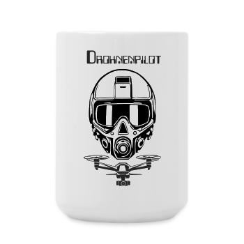 Drohnenpilot 5 - Große Tasse 440 ml - Weiß - Vorne