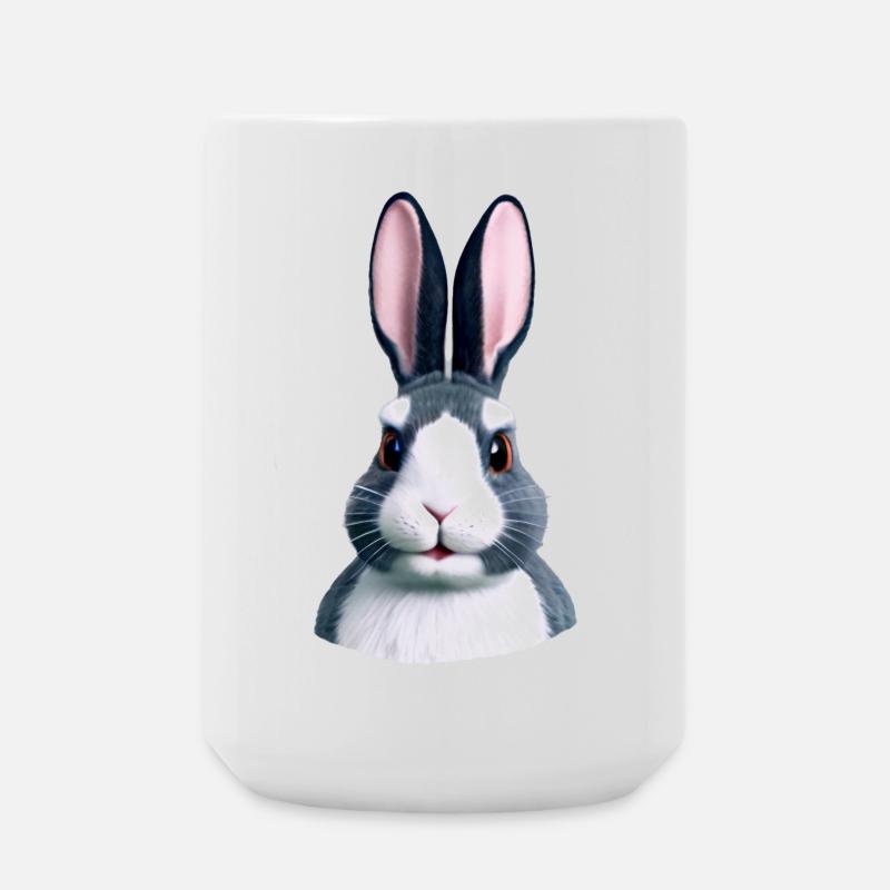 Hase - Nicht nur an Ostern - Große Tasse 440 ml - Weiß