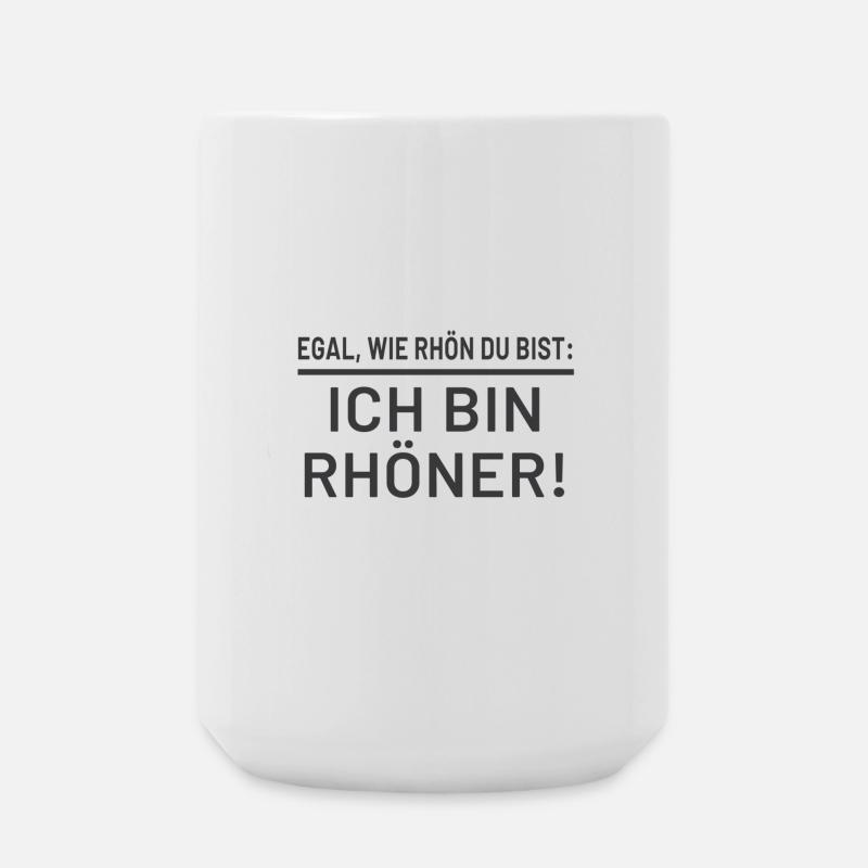 Ich bin Rhöner! - Große Tasse 440 ml - Weiß