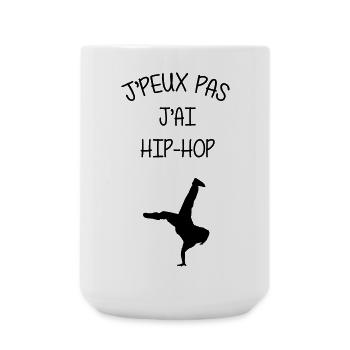 Hip-Hop / Rap / Instrument de Musique / Hip Hop - Grande tasse 440 ml - blanc - Devant
