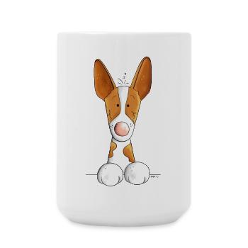 Chien de garenne des Canaries - Grande tasse 440 ml - blanc - Devant