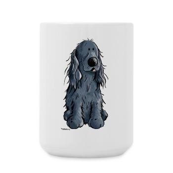 Drôle Cocker Spaniel - Grande tasse 440 ml - blanc - Devant