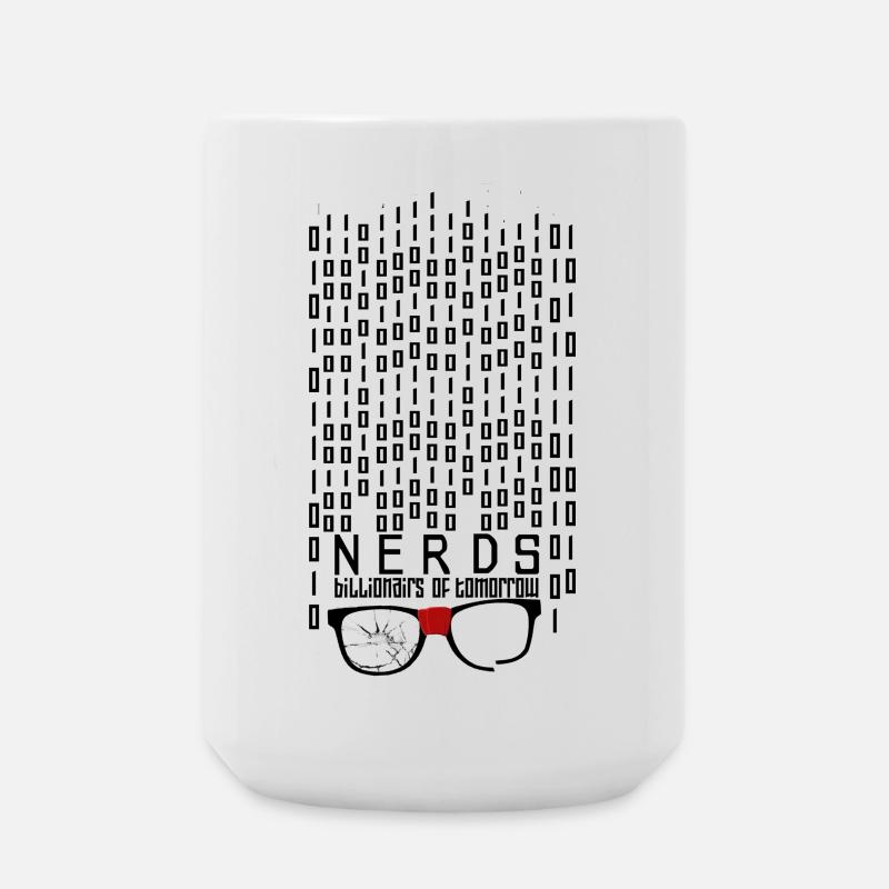 Nerdy Billionär - Große Tasse 440 ml - Weiß