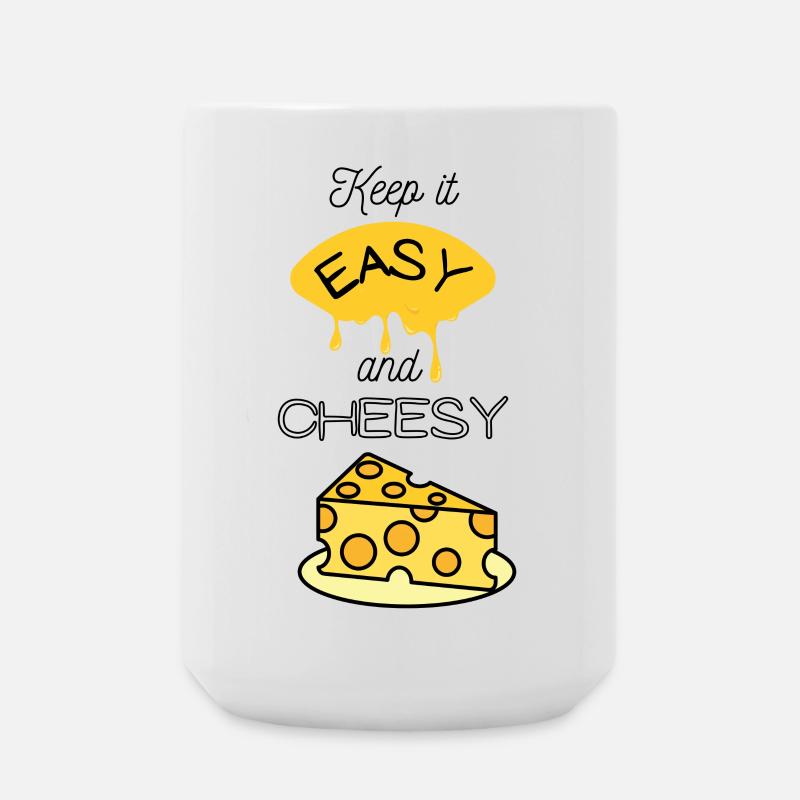 Mème du fromage facile - Grande tasse 440 ml - blanc