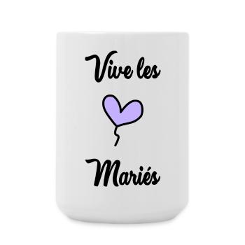 FUTURE MARIEE. EVJF. MARIEE. TEAM. TEAM MARIEE - Grande tasse 440 ml - blanc - Devant
