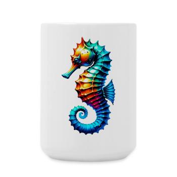 Seahorse - Large Mug 440 ml - white - Front