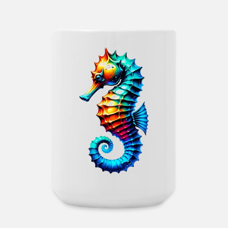 Hippocampe - Grande tasse 440 ml - blanc