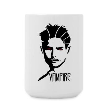 Male vampire - Large Mug 440 ml - white - Front