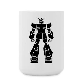 Gundam_1 - Grande tasse 440 ml - blanc - Devant
