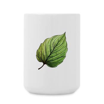Leaf Gün - Large Mug 440 ml - white - Front