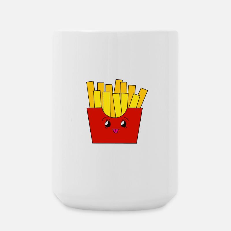 Frites - Grande tasse 440 ml - blanc