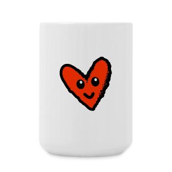VALENTINSTAG. Junggesellinnenabschied. ICH LIEBE DICH. ICH LIEBE DICH. LIEBE - Große Tasse 440 ml - Weiß - Vorne