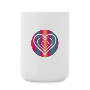 MOM. MOTHER'S DAY. HAPPY MOTHER'S DAY - Large Mug 440 ml - white - Front