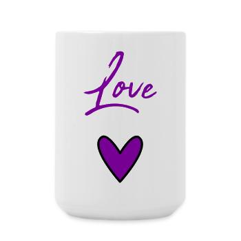 FÊTE DES MÈRES. BONNE FÊTE MAMAN. MAMAN - Grande tasse 440 ml - blanc - Devant