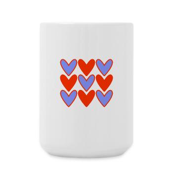VALENTINSTAG. Junggesellinnenabschied. ICH LIEBE DICH. ICH LIEBE DICH. LIEBE - Große Tasse 440 ml - Weiß - Vorne