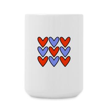 PAAR. ICH HABE GERADE GEHEIRATET. Junggesellinnenabschied. VALENTINSTAG. LIEBE. - Große Tasse 440 ml - Weiß - Vorne