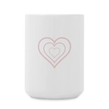 HEART - Large Mug 440 ml - white - Front