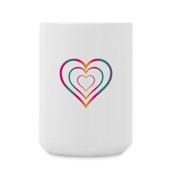 MERCI. MAÎTRESSE. MAÎTRE. COEUR. MERCI MAÎTRESSE. - Grande tasse 440 ml - blanc - Devant