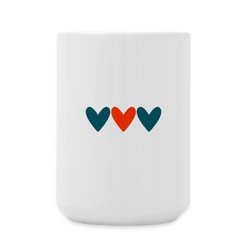 COUPLE. JUST MARRIED. EVJF. SAINT VALENTIN. MARIES - Grande tasse 440 ml - blanc - Devant