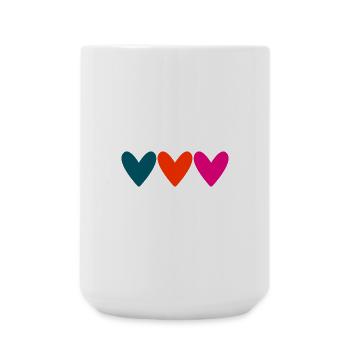 VALENTINSTAG. Junggesellinnenabschied. ICH LIEBE DICH. ICH LIEBE DICH. LIEBE - Große Tasse 440 ml - Weiß - Vorne