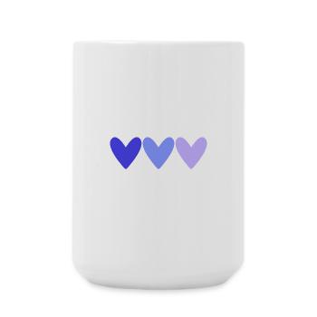 COUPLE. JUST MARRIED. EVJF. SAINT VALENTIN. MARIES - Grande tasse 440 ml - blanc - Devant