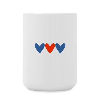 VALENTINSTAG. Junggesellinnenabschied. ICH LIEBE DICH. ICH LIEBE DICH. LIEBE - Große Tasse 440 ml - Weiß - Vorne