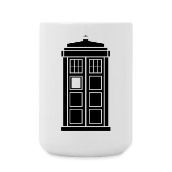 Tardis - Large Mug 440 ml - white - Front